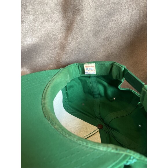 VTG Yupoong John Deere Hat Cap SnapBack Broken Smaller Size Farm Farming - Picture 11 of 13